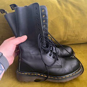 Vintage Dr. Martens 14-Eye Steel Toe Boots size 8